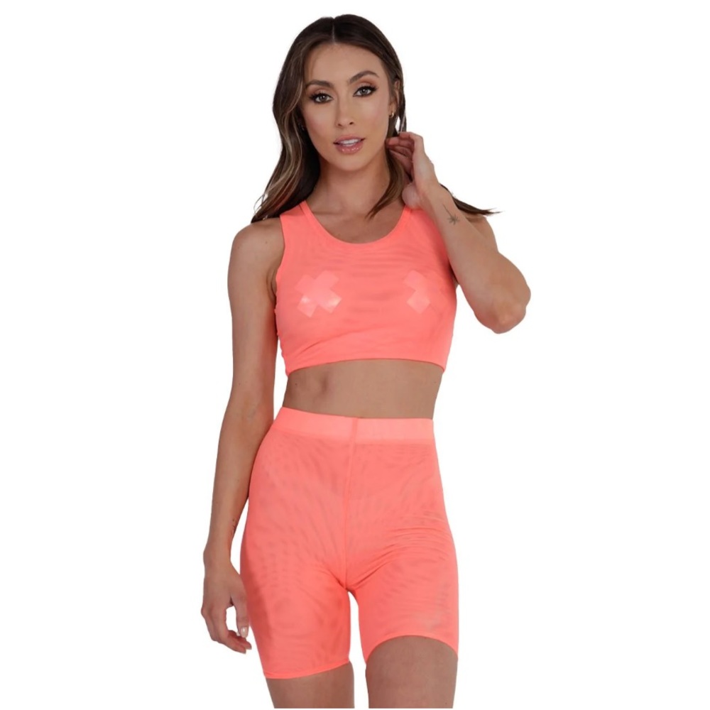 iHeartRaves Mesh Coral Set